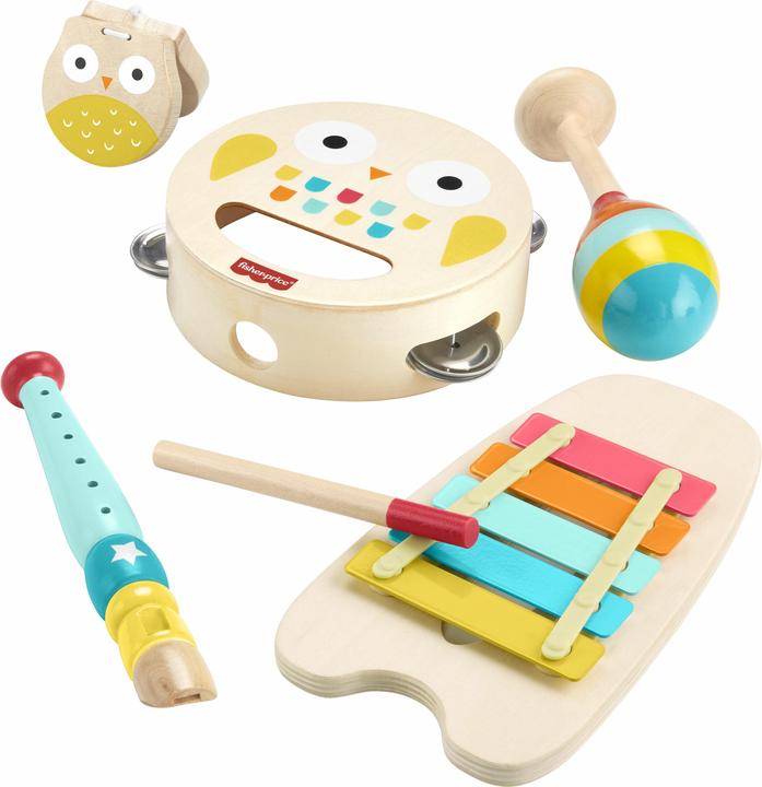 Image du produit Fisher-Price Coffret musical en bois (Multilingue)