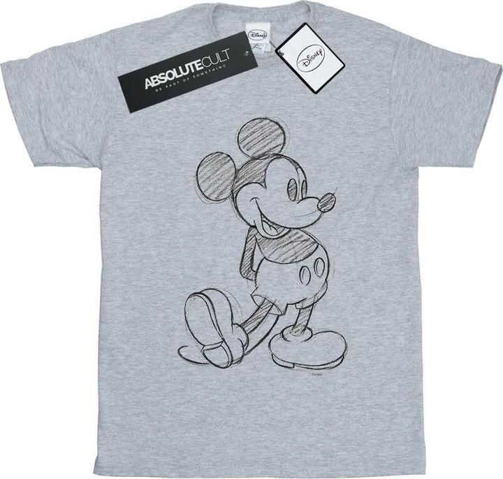 Actual product image Disney Boys Mickey Mouse Sketch Kick T-Shirt (140, 146)
