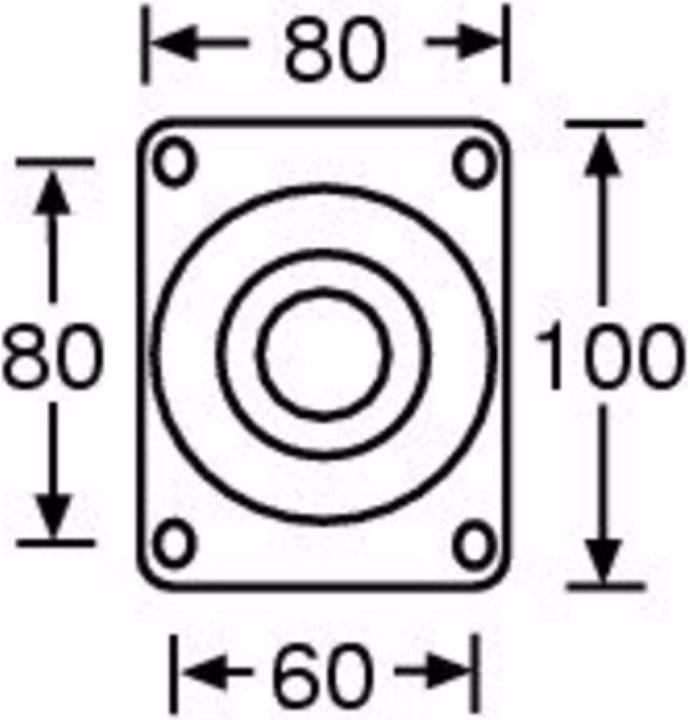Immagine prodotto Guitel 37023 Ruota girevole 100