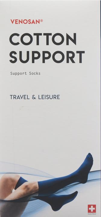 Produktbild Venosan COTTON SUPPORT Socks A-D S olive (S)
