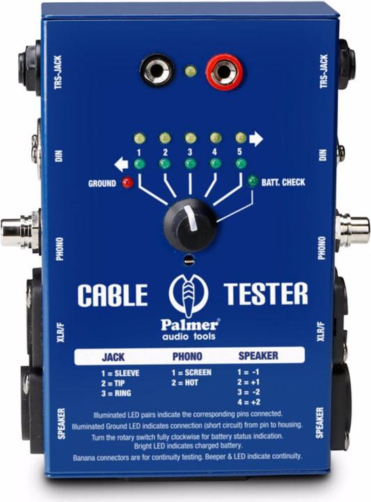 Image du produit Palmer Audio testeur de câbles