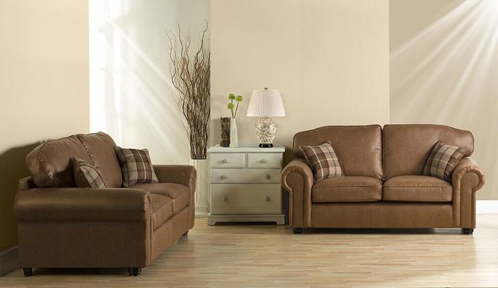 Actual product image Elstead Lighting Leaves Brown Gold Table Lamp E27 Brown and Gold Cream, Made in UK (E27)