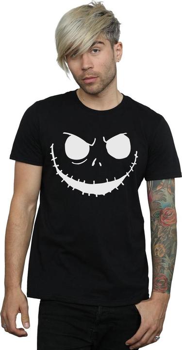 Immagine prodotto Disney Nightmare Before Christmas Jack's Face Bold Maglietta Uomo (S)