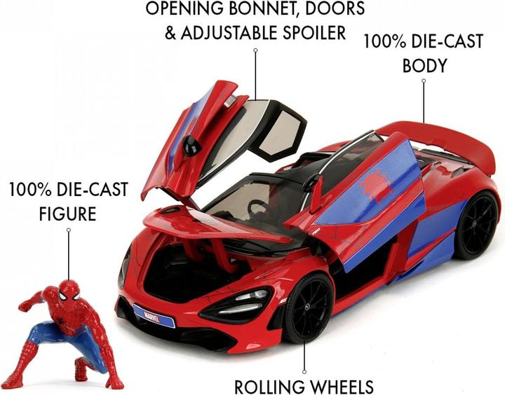 Produktbild Jada Marvel Spider-Man McLaren 720S 1:24