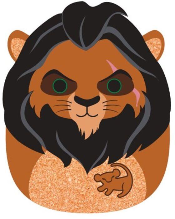 Immagine prodotto Squishmallows Il Re Leone Scar, 20 cm (Disney Lion King) (20 cm)