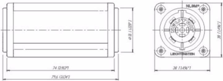 Actual product image Neutrik L 8 MM Adapter Speakon