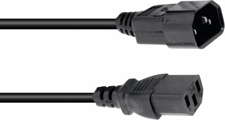 Image du produit Omnitronic Rallonge pour appareils froids 3x1,0 0,6m sw (0.60 m)