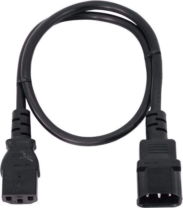 Image du produit Omnitronic Rallonge pour appareils froids 3x1,0 0,6m sw (0.60 m)