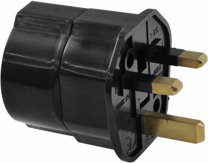 Produktbild Omnitronic Adapter EU/UK Stecker 13A sw