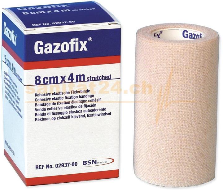 Image du produit BSN kohäsive Fixierbinde 4cmx4m hautfarben latexfrei