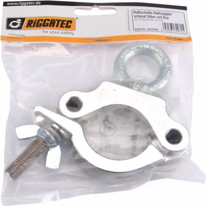 Immagine prodotto Riggatec 400200085 Mezzo morsetto stretto