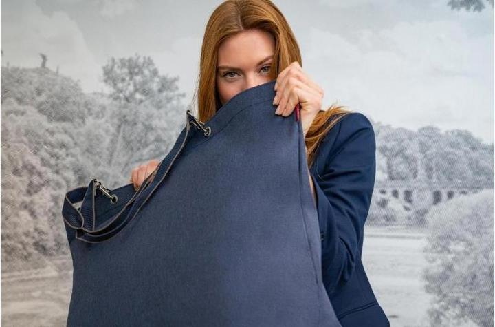 Produktbild reisenthel Tasche Classic Shopper XL Herringbone Dark Blue