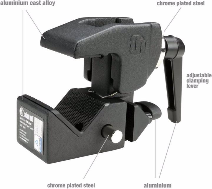 Actual product image Adam Hall SCP 710 B SET 1 Universal hook