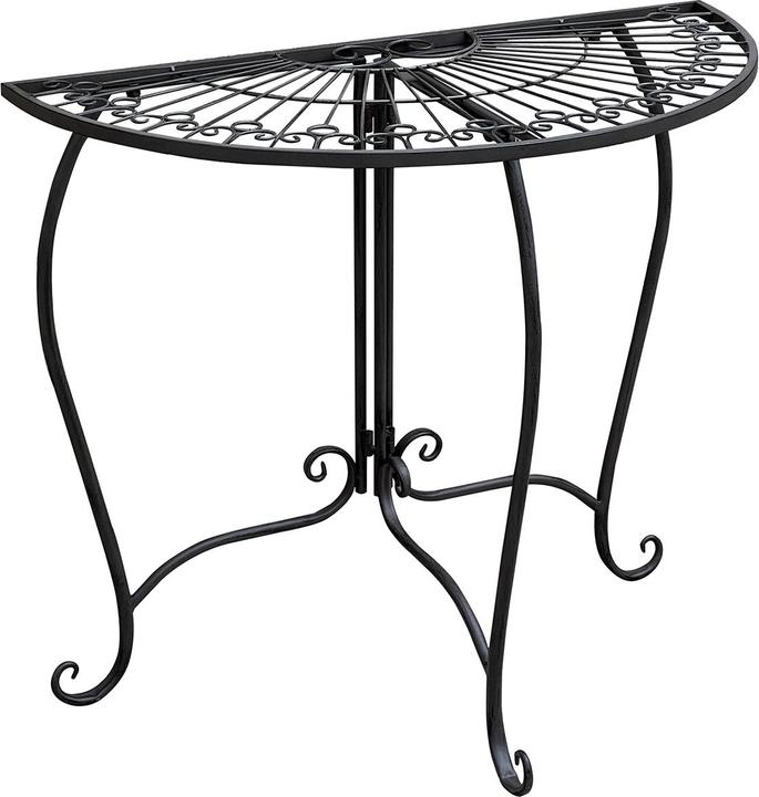 Produktbild Mojawo Wandtisch Beistelltisch Gartentisch Balkontisch halbrund klappbar (80 cm)