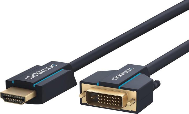 clicktronic HDMI (Typ A) — DVI (2 m, HDMI, DVI)