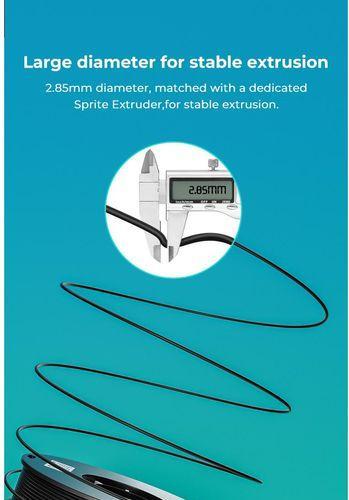 Actual product image Creality Filament TPR red 2.85 mm 1.29 kg (2.85 mm, 1290 g, Red)