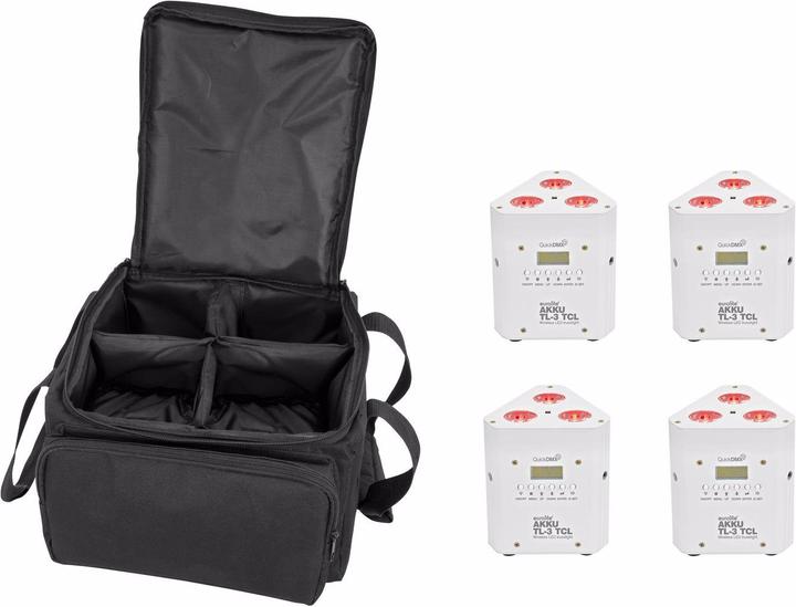 Eurolite Set 4x AKKU TL-3 TCL white + SB-4 Soft-Bag