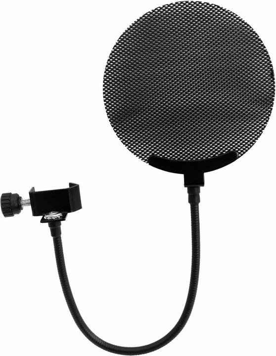 Actual product image Omnitronic Microphone pop filter, metal black