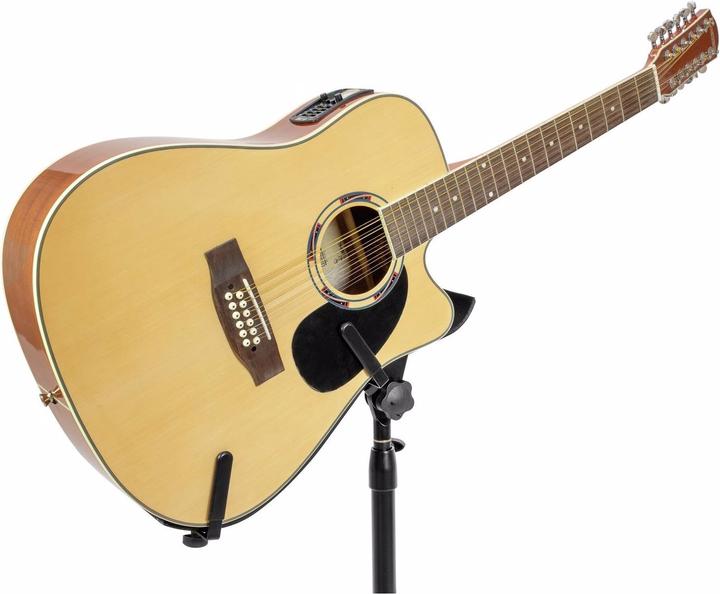 Immagine prodotto Dimavery Supporto per suonare la chitarra per Acoustic/E-Guitar (Spigola, Chitarra, Chitarra elettrica)