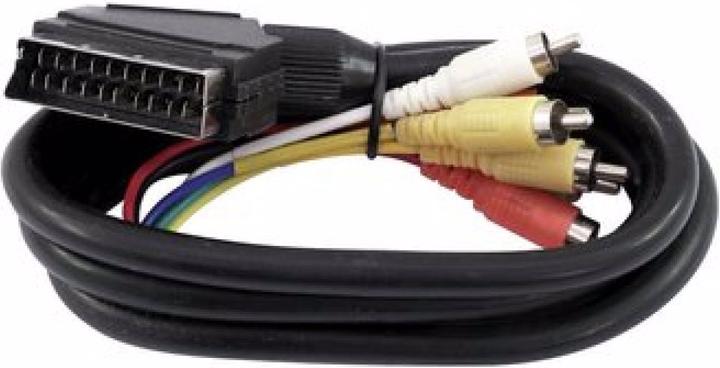 Actual product image Omnitronic Scart — RCA (1.50 m, Scart, Cinch)
