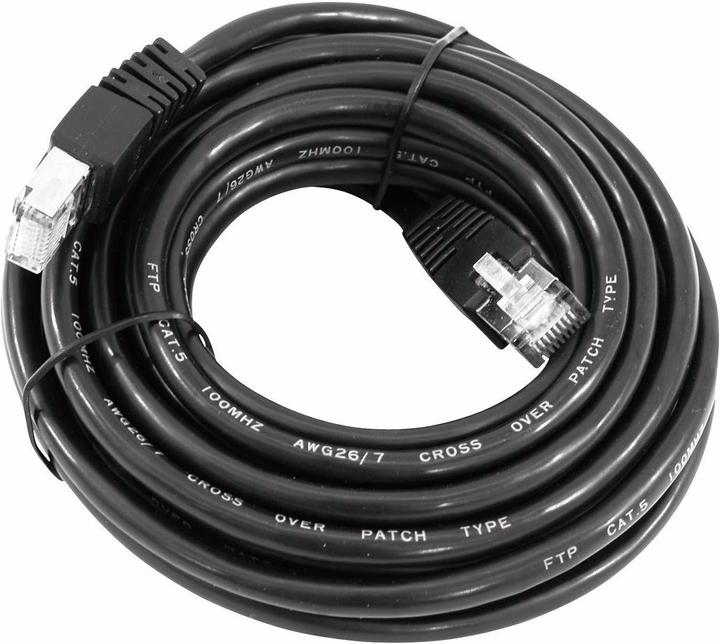 Actual product image Omnitronic CAT-5 cable 5m sw (CAT5, 5 m)