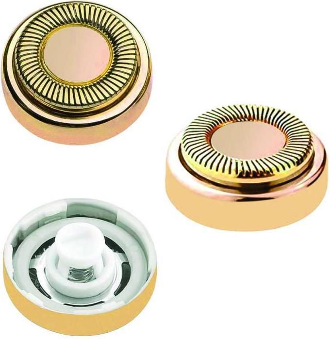 Produktbild JTI Tragbarer Gesichtstrimmer - Weiss / Gold