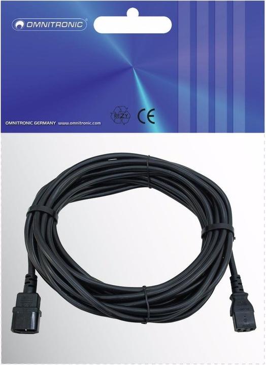 Actual product image Omnitronic Cold device extension 3x1,5 10m sw (10 m)