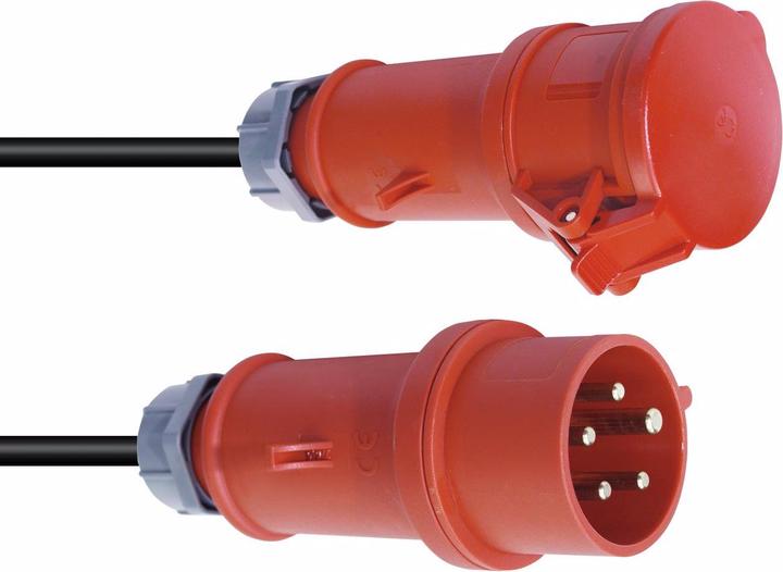 Immagine prodotto Psso Prolunga CEE 16A 5x2,5 15m rosso (15 m, CEE)