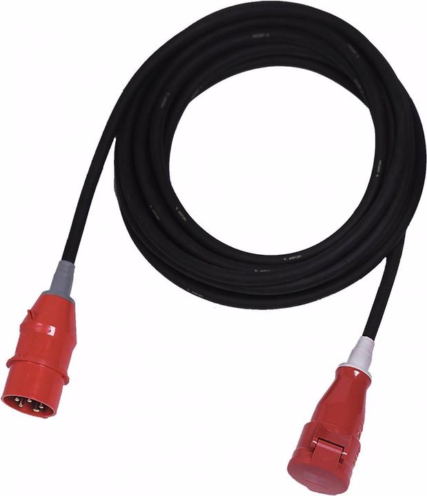Immagine prodotto Psso Prolunga CEE 16A 5x2,5 15m rosso (15 m, CEE)