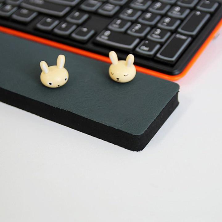 Actual product image JTI Practical wrist rest for the keyboard - black