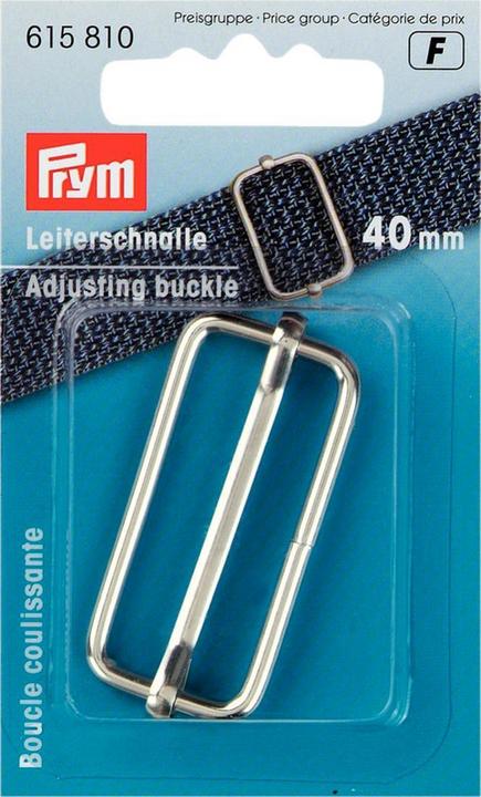 Produktbild Prym Leiterschnalle, silberfarbig 40 mm