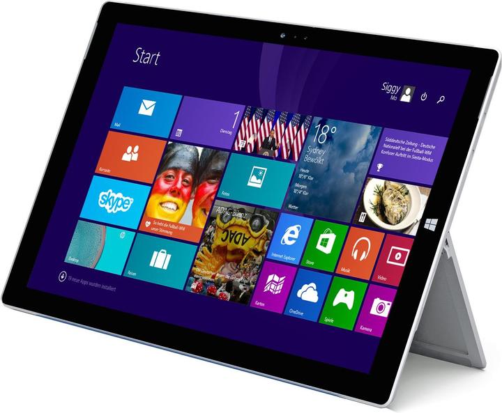 Produktbild Microsoft Surface Pro 3, 128GB SSD (12", Intel Core i5-4300U, 4 GB, 128 GB)