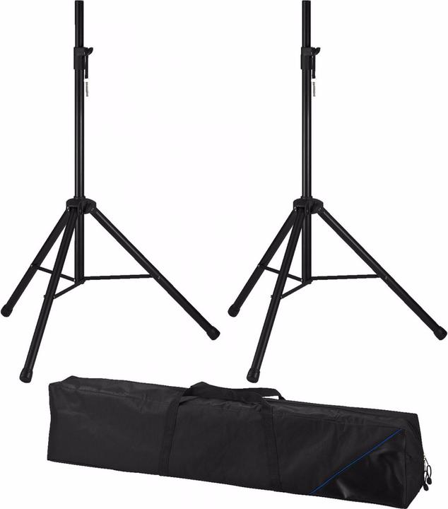 Monacor Boxen-Stativ-Set Alu 140-200cm, D35mm 30kg (Set, Ständer, Höhenverstellbar)