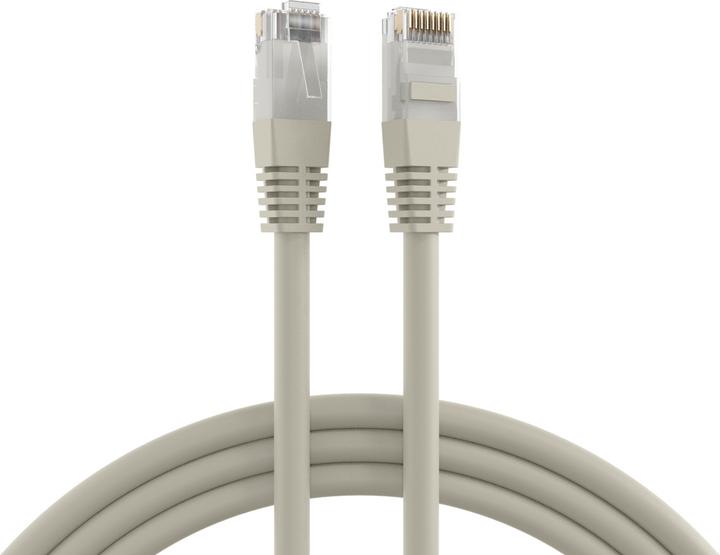 Image du produit EFB Elektronik Câble de brassage, UTP, gris (U/UTP, CAT6, 5 m)