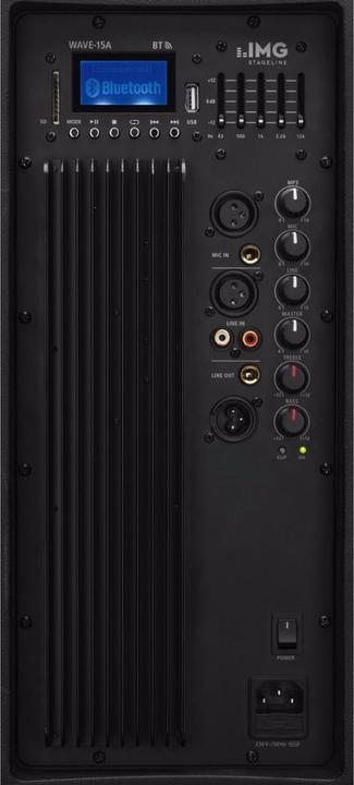Immagine prodotto Img Stage Line Box PA attivo 15Z, 400 W, BT, MP3, USB + SD (Attivo, 1x 250 W)