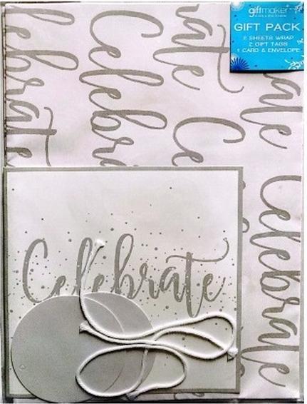 Produktbild Giftmaker Geschenkpapier und Grusskarte Feier 5erPack Set Karton (Geschenkpapier, 5 x)