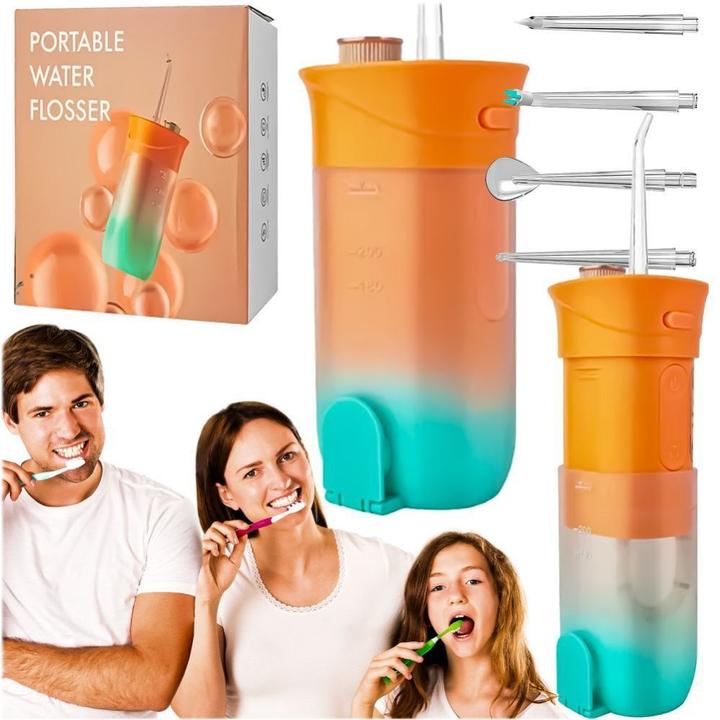Produktbild OEM Consumer electronics Electric oral irrigator 200 ml 4 tips RC-K-563 orange