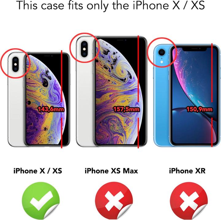 Produktbild Nalia Ring Handyhülle (Apple iPhone X)