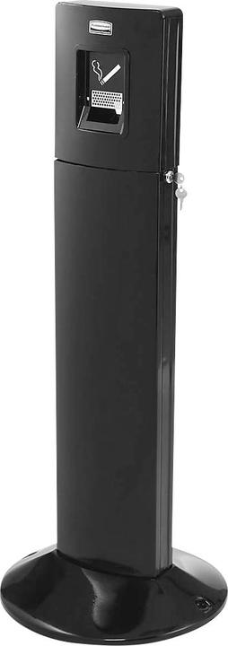 Produktbild Rubbermaid Standascher Metropolitan, Aluminium, mit 6 L Inneneimer, für Aussenbereich