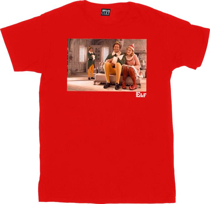 Actual product image Elf Womens/Ladies Family Shot Cotton Boyfriend T-Shirt (L)