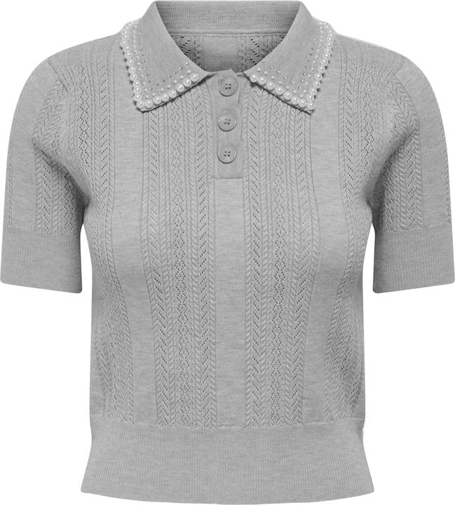 Only Normal geschnitten Polokragen Strickoberteil Polo