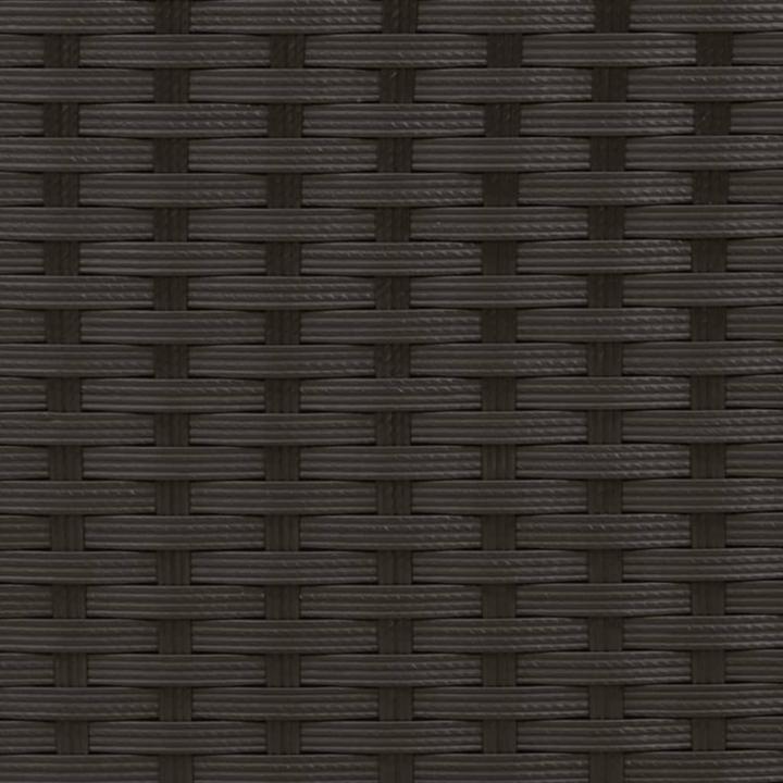 Produktbild VidaXL Gartensofa 2-Sitzer mit Dach und Hockern