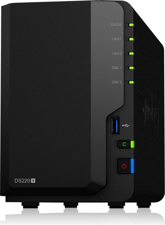 Actual product image Synology DS220+ (2 x 2 TB, WD Red Plus)
