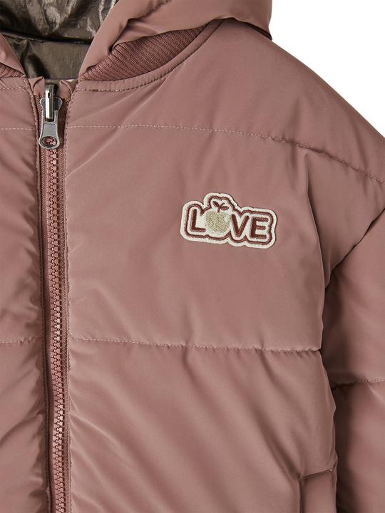 Produktbild Vertbaudet Mädchen Wende-Jacke mit Kapuze, Wattierung Recycling-Polyester (92)