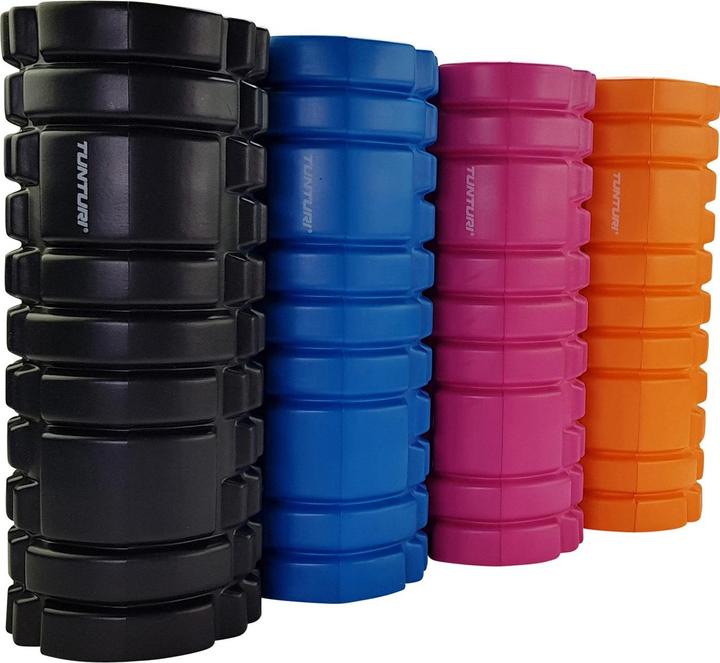 Actual product image Tunturi Yoga Schaumblock Massageroller 33 cm Blau