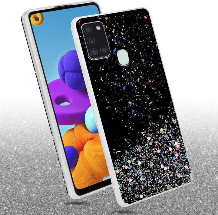 Produktbild Cadorabo TPU Cover funkelnder Glitter (Samsung Galaxy A21s)