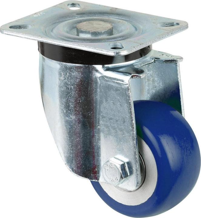 Immagine prodotto BS Rollen Ruota girevole D.80mm Trgf.170kg Ruota girevole Piastra in PU L105xW85mm Colore Rl.green