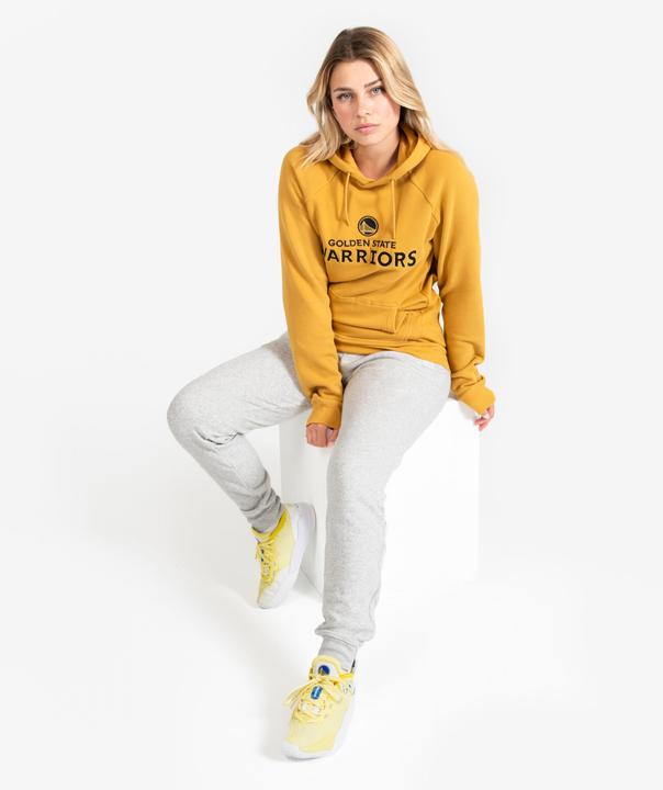 Produktbild Tarmak Damen/Herren Sweatshirt mit Kapuze Golden State Warriors - Hoodie 900 NBA gelb (M)