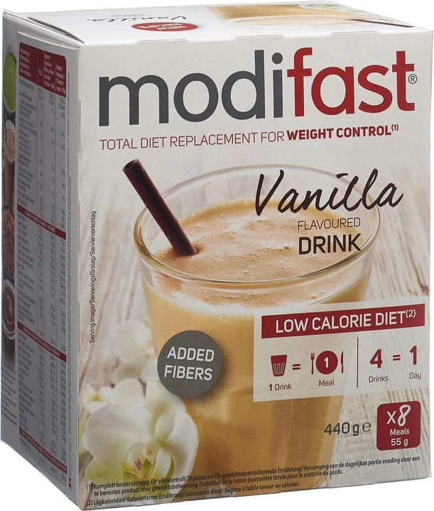 Produktbild Modifast Drink Vanille (Vanille, 8 Stk., 544 g)