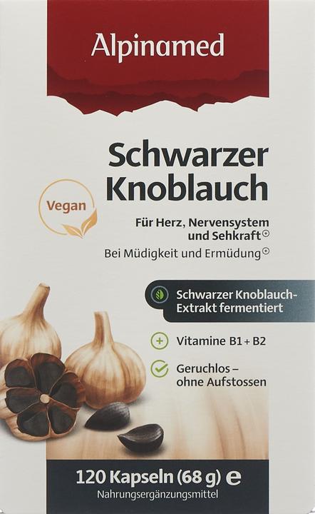Image du produit Alpinamed Ail noir (120 pièce(s), Capsules, 103 g)